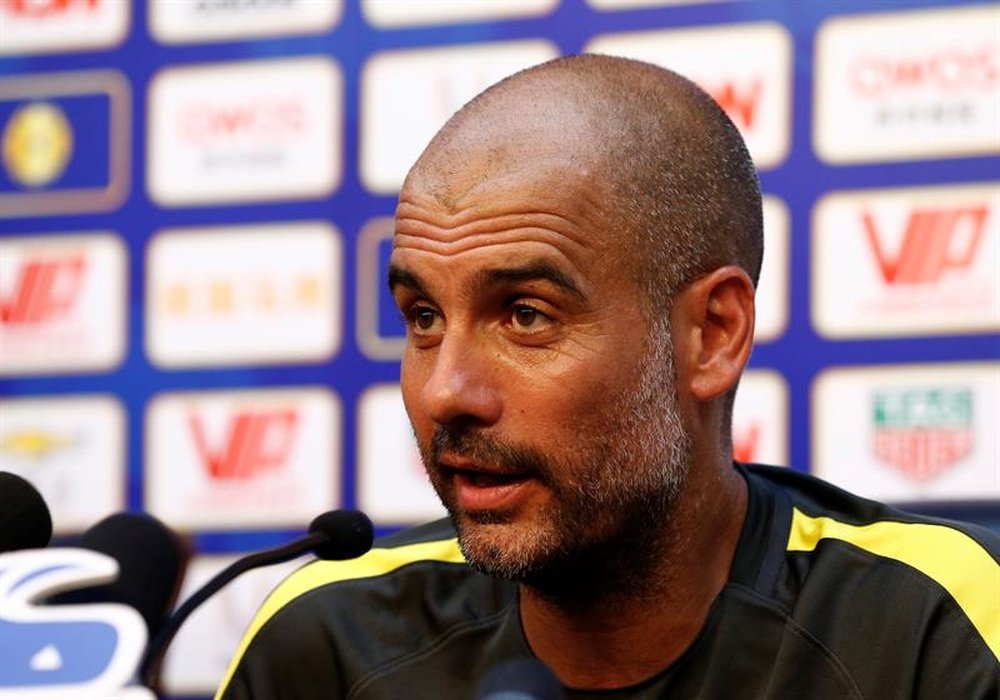 El nuevo entrenador del Manchester City, el español Pep Guardiola. EFE
