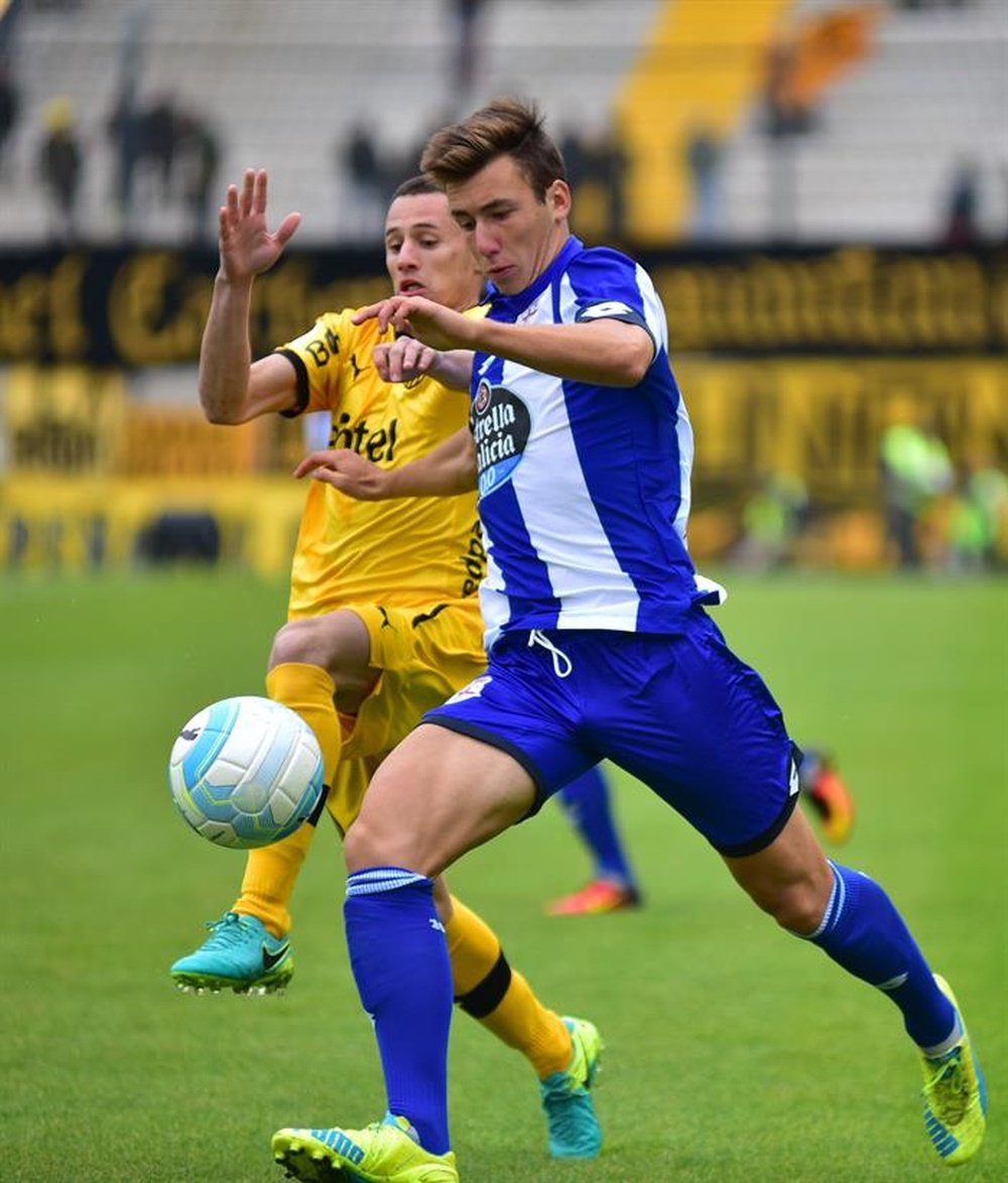 Saúl Garcia, muy cerca de poner rumbo al Numancia. EFE