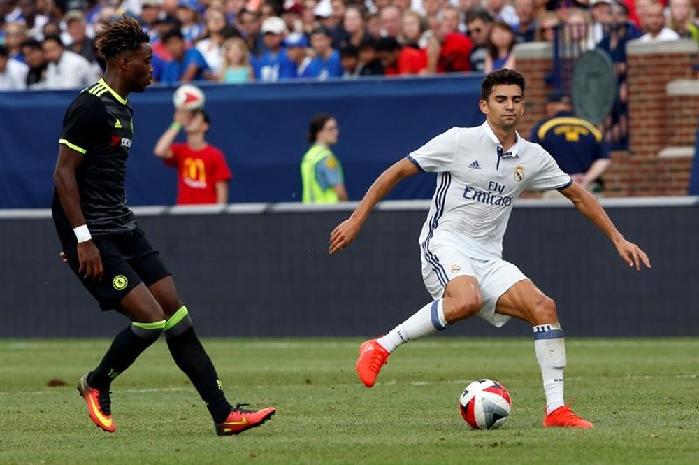 Enzo Zidane has been linked with a loan move to the Premier League. EFE