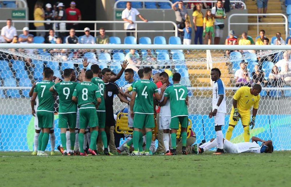 El equipo argelino perdió ante Honduras. EFE