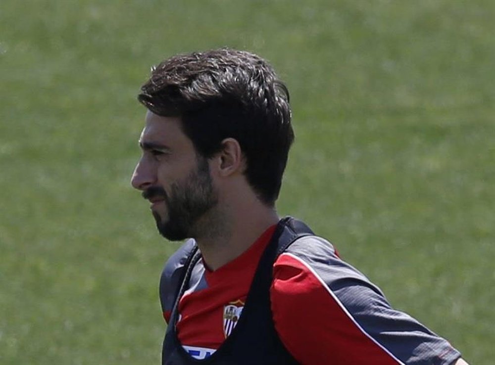 Nico Pareja tiene claro que la garra del Sevilla servirá para contrarrestar al Madrid. EFE/Archivo