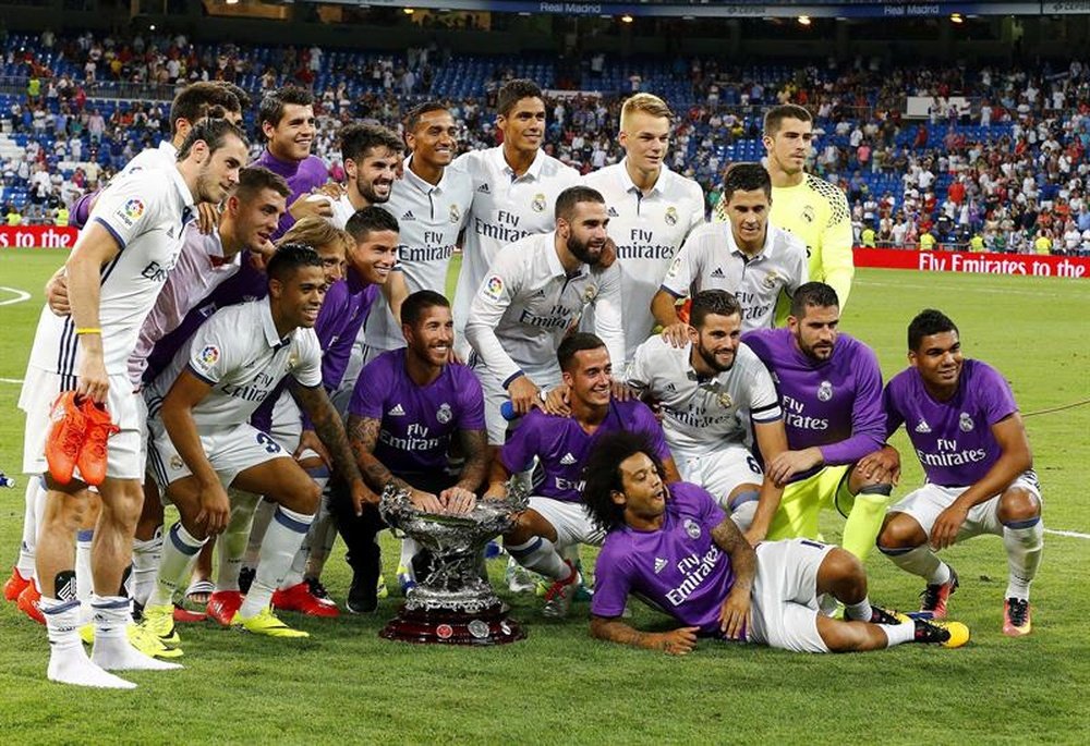 Le Real Madrid reçoit la Fiorentina pour la 38ème édition du Trophée Bernabeu. EFE