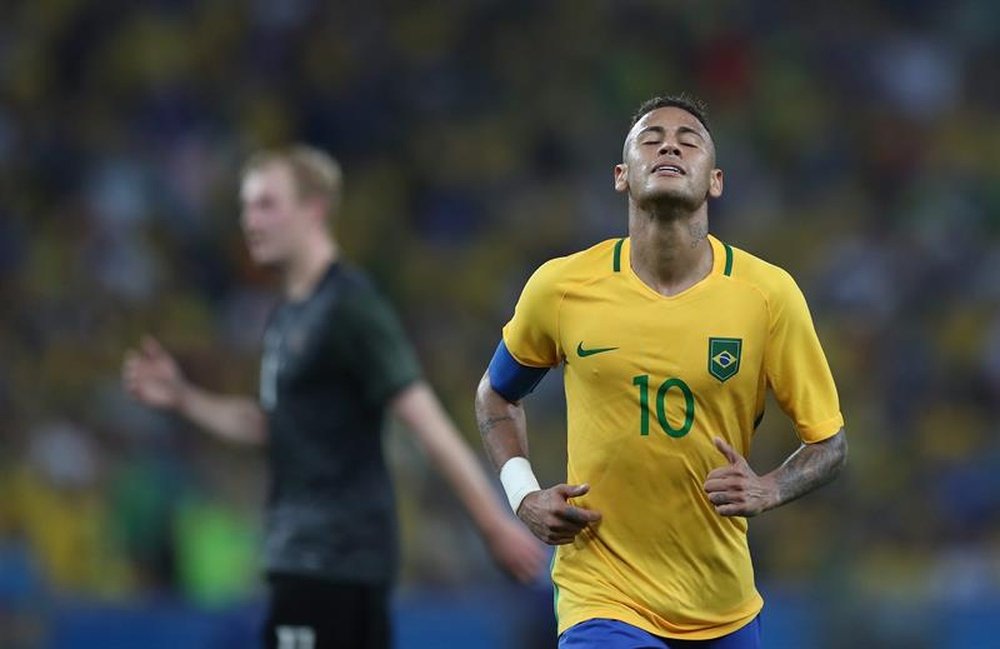 Neymar n'a pas été retenu pour les prochains matches du Brésil. EFE