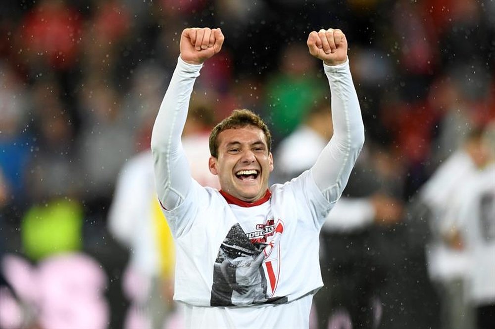 El jugador del Sevilla Sebastian Cristoforo. EFE/Archivo