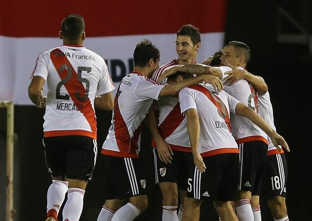 River Plate logró un valioso empate a uno ante Estudiantes de la Plata. EFE/Archivo