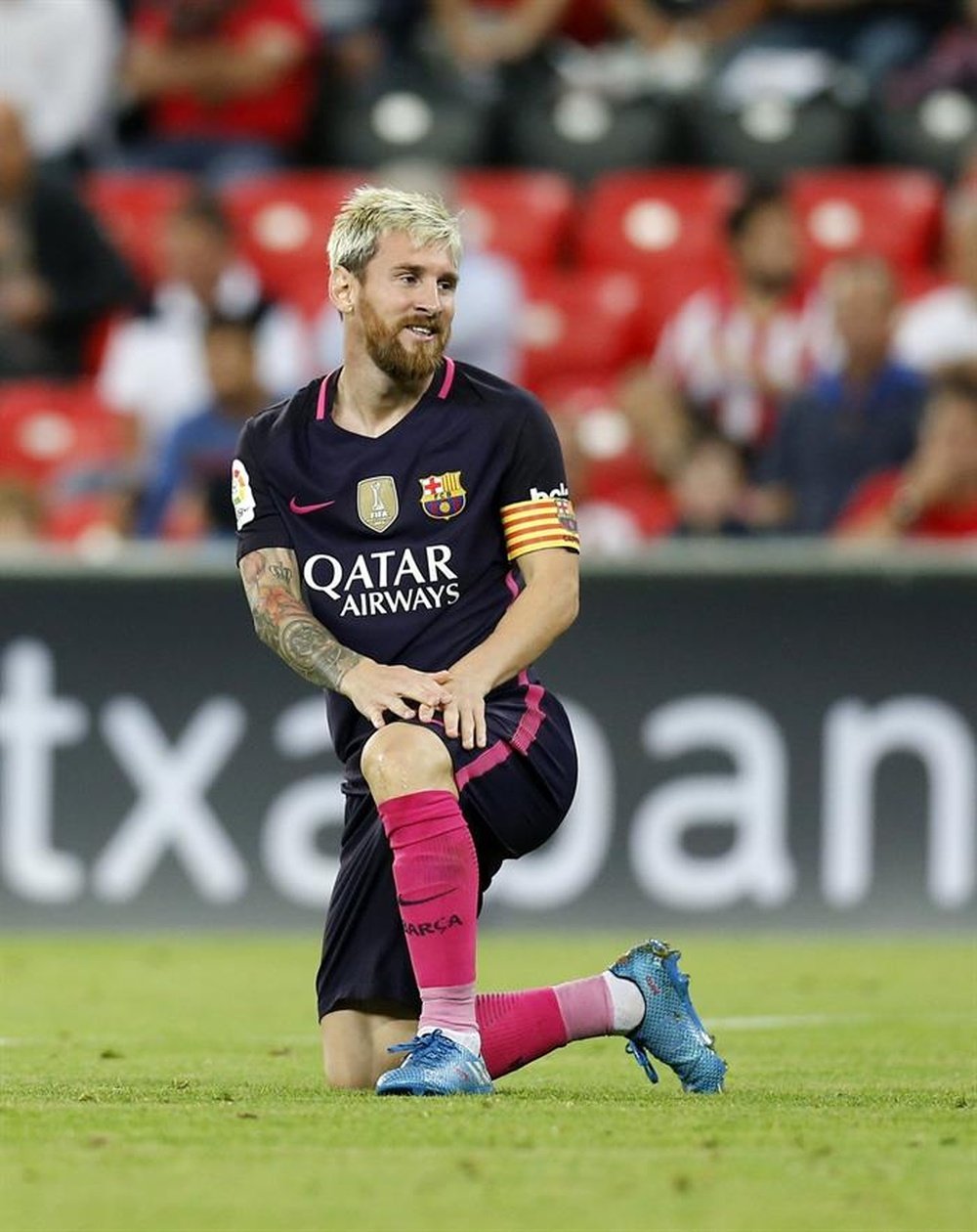 Messi quiere seguir en el Barça... siempre y cuando se cumplan sus condiciones. EFE