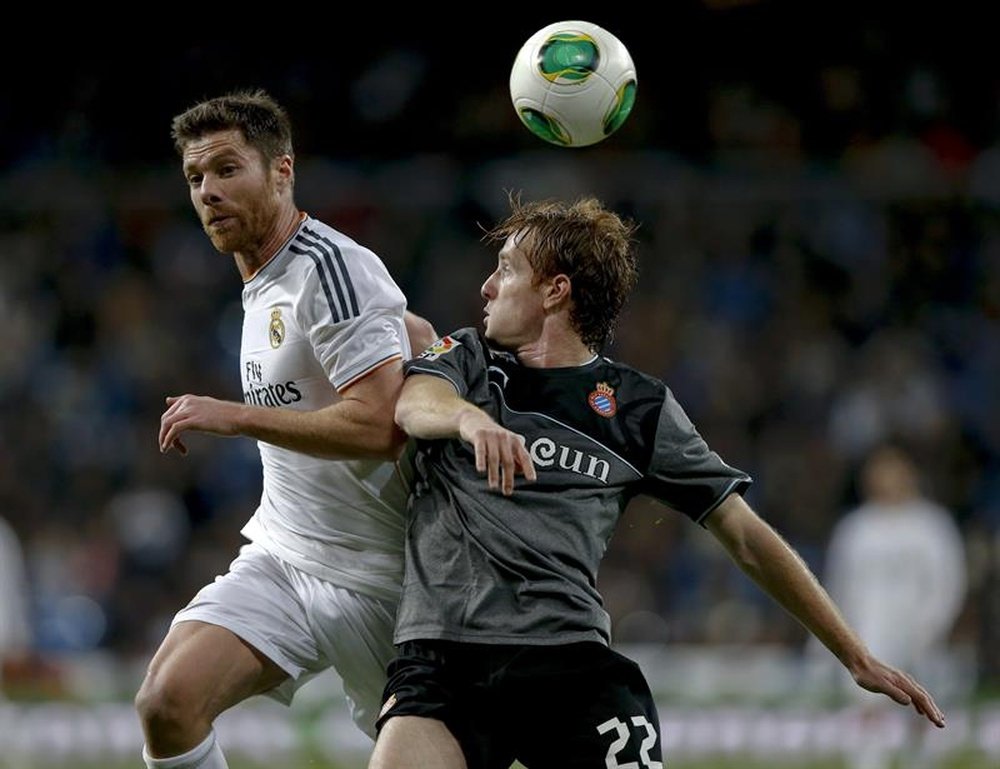 Xabi Alonso spent six years at Real Madrid. EFE