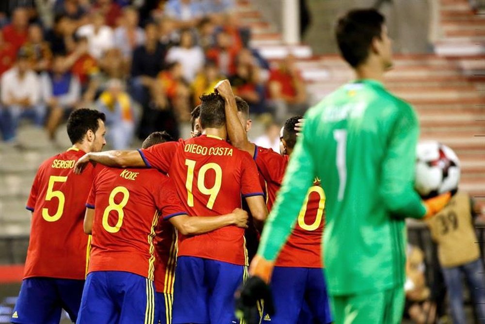 Macedonia quedaría eliminada si pierde ante España. EFE