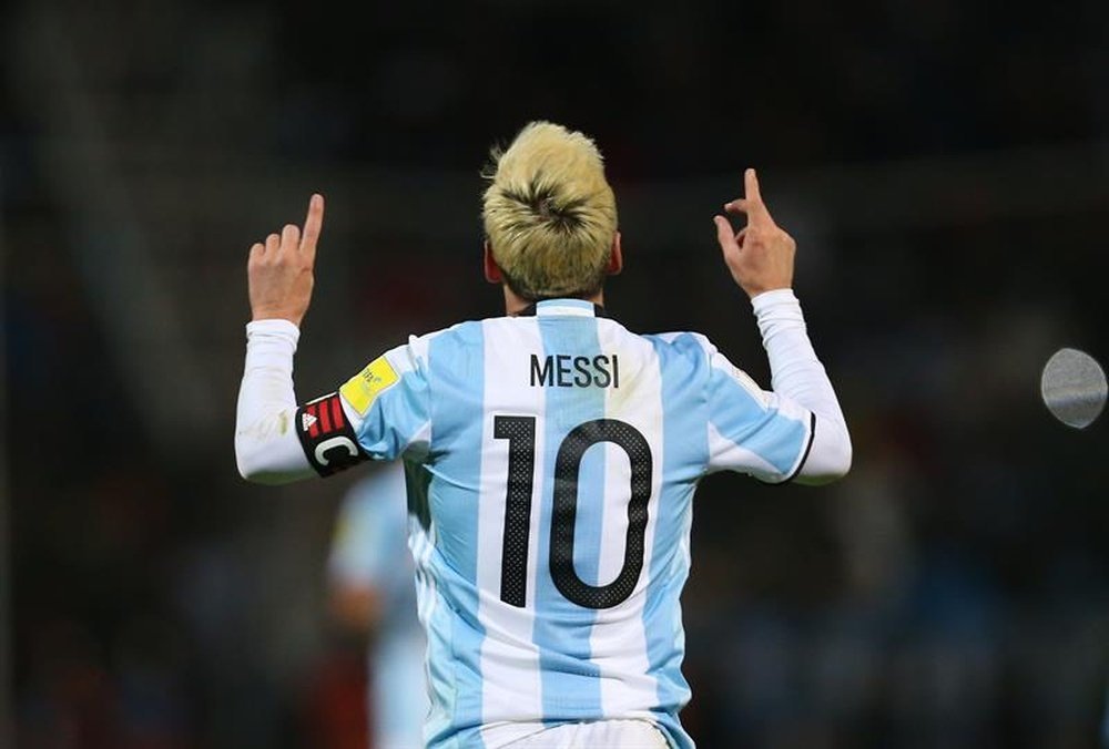 En la imagen el jugador de la selección argentina, Lionel Messi. EFE/Archivo