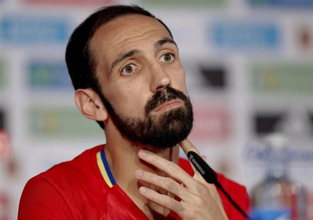 El hijo de Juanfran Torres es fan de David Villa. EFE/Archivo