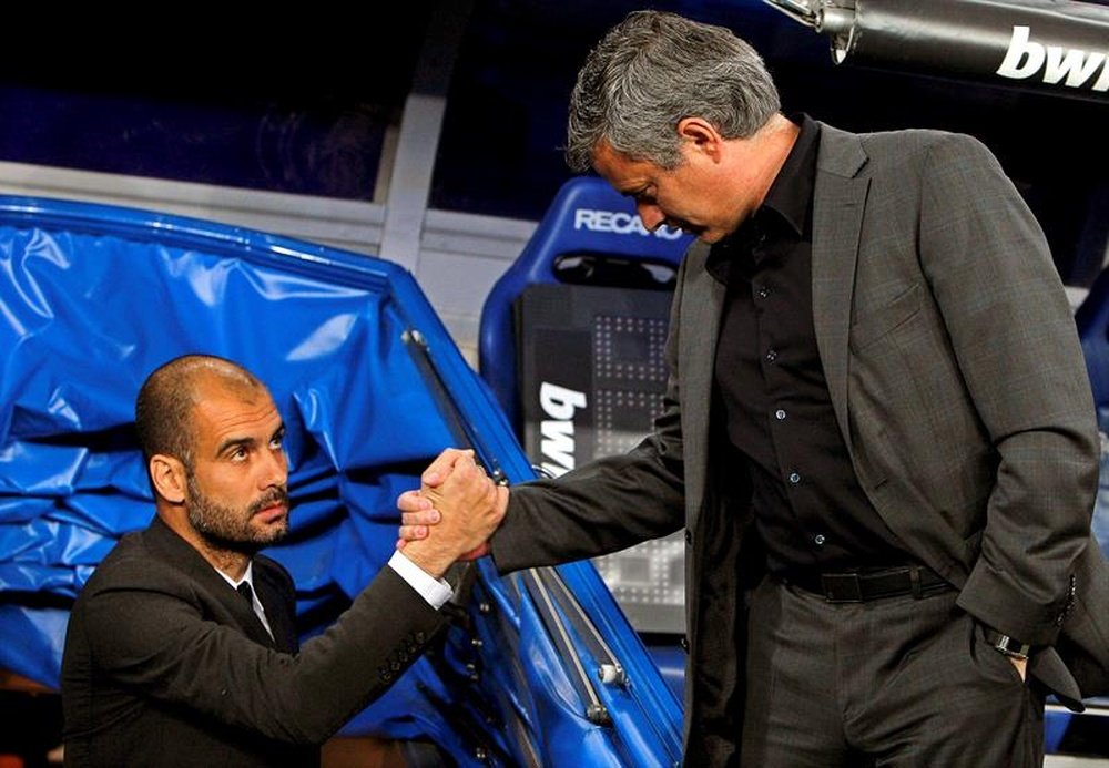 Pep has hailed his rival in an interview. AFP