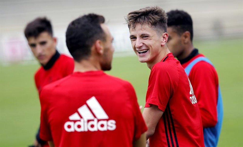 Miguel Olavide emprenderá una nueva etapa lejos de Osasuna. EFE/Archivo