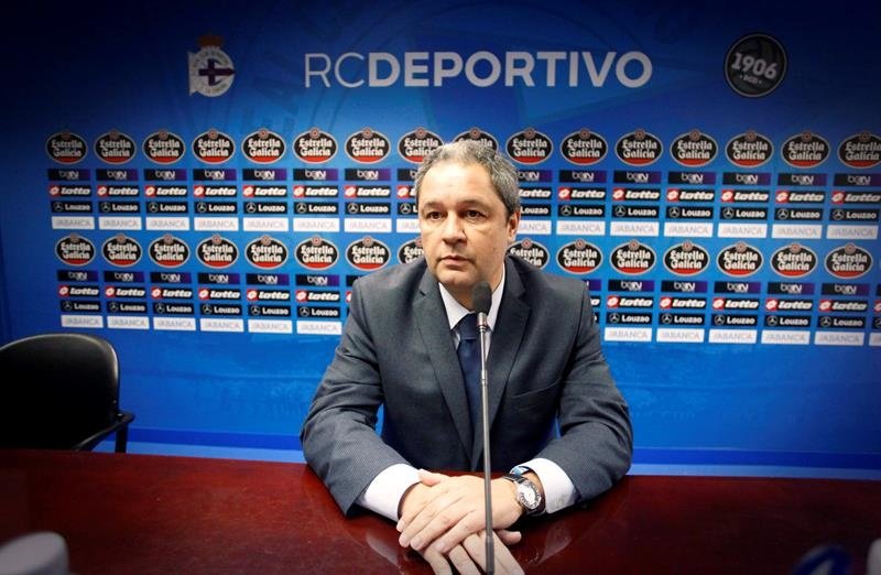 El presidente del Deportivo de La Coruña, Tino Fernández. EFE/Archivo