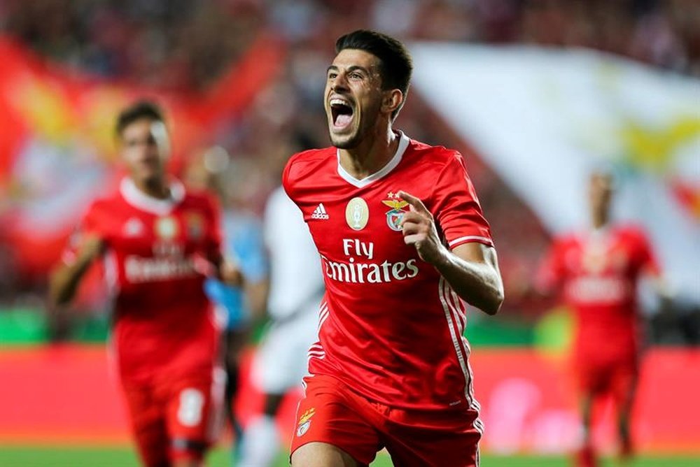 Pizzi logró el segundo gol del Benfica, el que daba la tranquilidad a los lisboetas. EFE