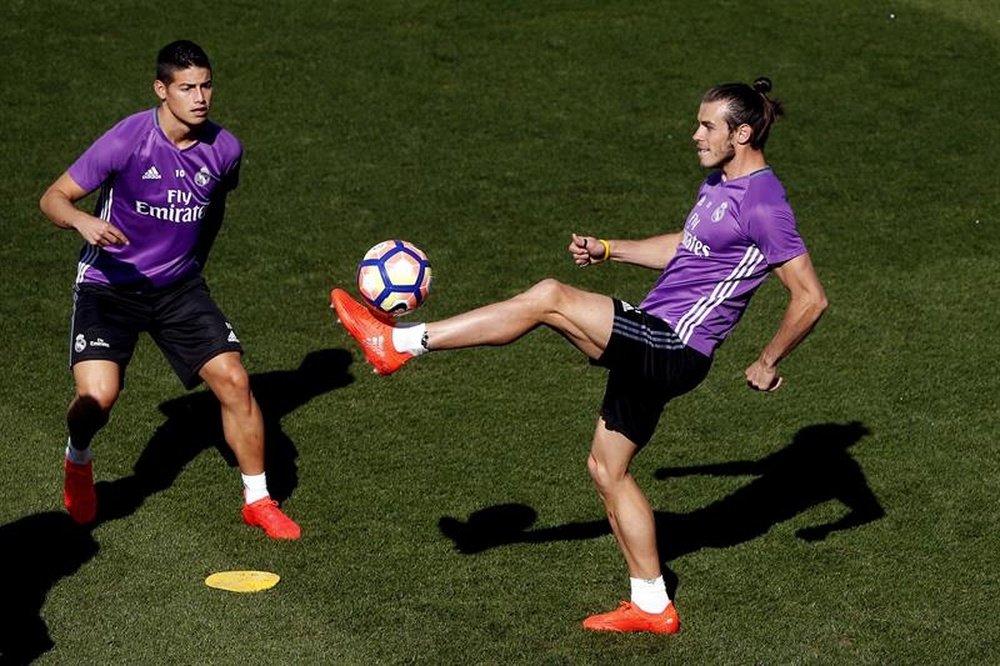 James y Bale se marcharon del Real Madrid en el último mercado de fichajes. EFE