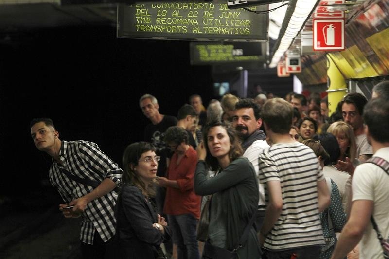 Una imagen del metro de Barcelona. EFE/Archivo