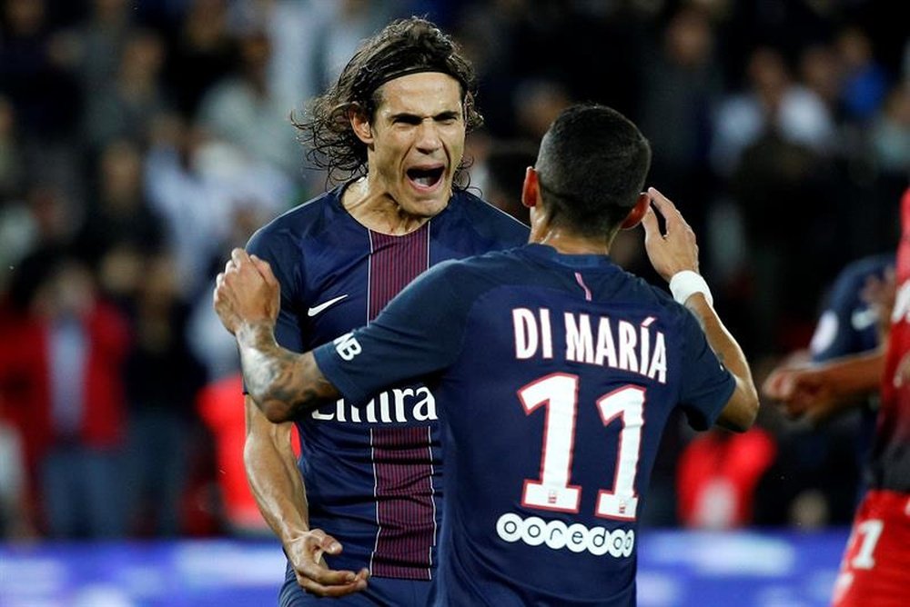 Neymar could form a new attacking trident with Cavani and Di Maria. EFE