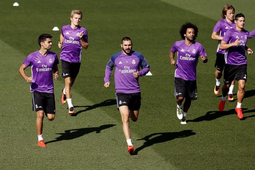 Real Madrid are preparing. EFE