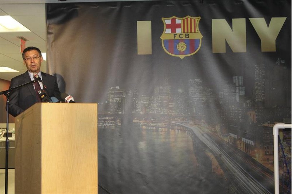 El presidente del FC Barcelona, Josep María Bartomeu. EFE/Archivo