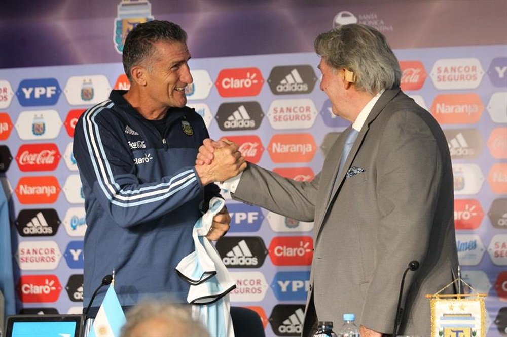 El presidente de la AFA habló sonbre la deuda de los clubes argentinos. EFE/Archivo