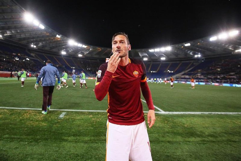 El jugador Francesco Totti de Roma. EFE/Archivo