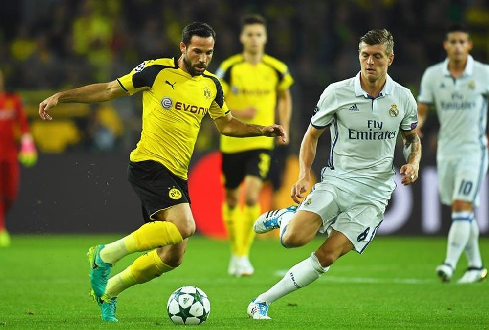 El jugador del Borussia Dortmund podría reaparecer ante el Bayern de Múnich. AFP