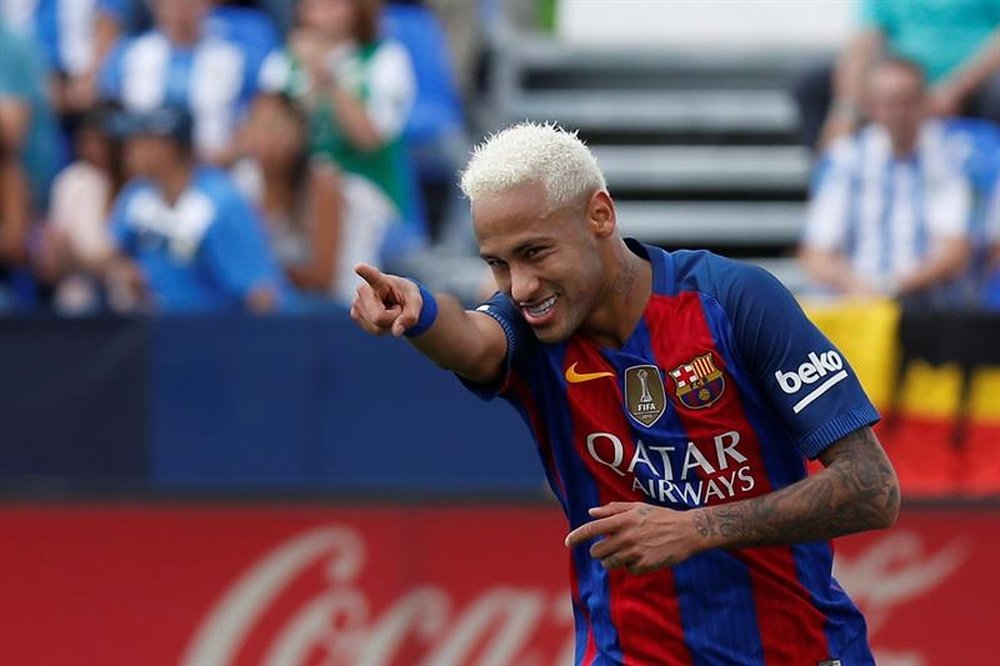 El deleantero brasileño del FC Barcelona Neymar. EFE/Archivo