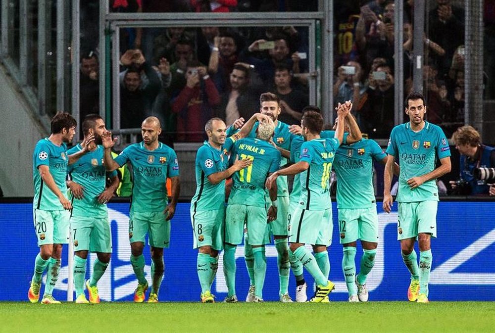 El Barcelona es el segundo equipo con más posesión de la Champions. Archivo/EFE