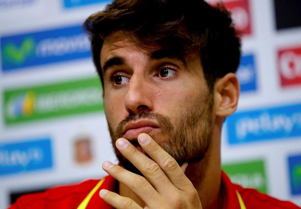 Javi Martinez was an unexpected scorer at today's match. EFE/Archive