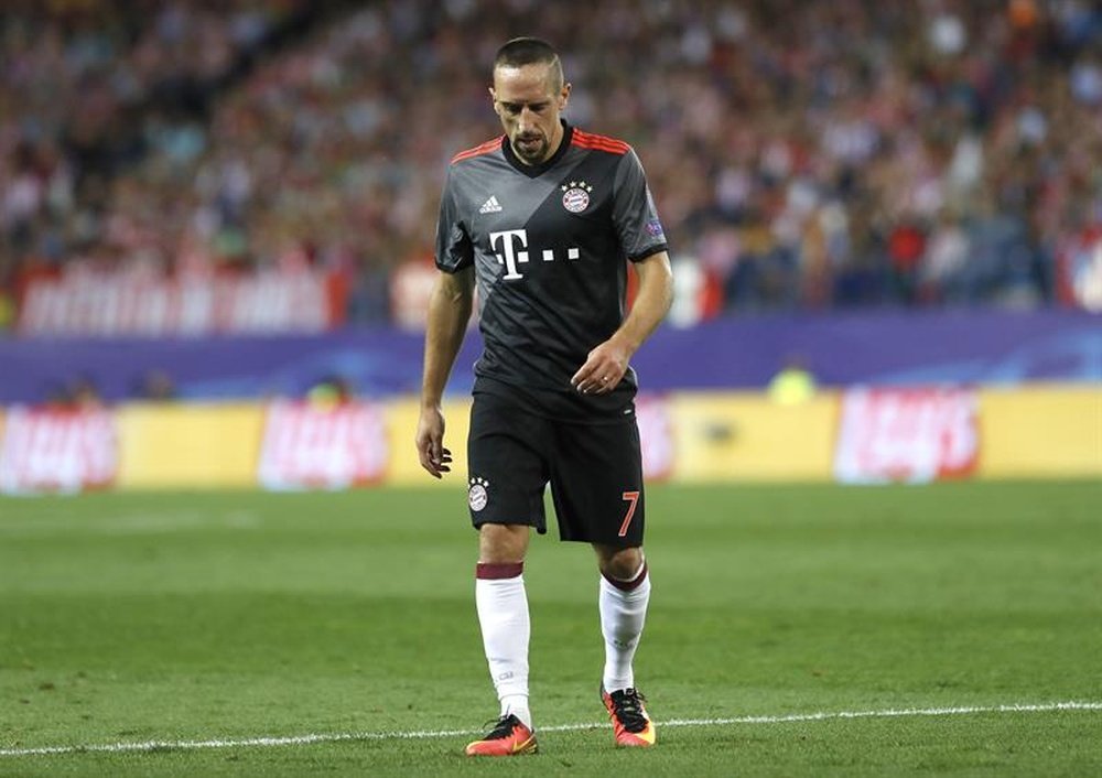 Ribéry está listo para volver al trabajo. AFP