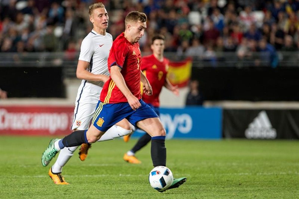 España se juega su pase al Europeo Sub 21 ante Austria. EFE