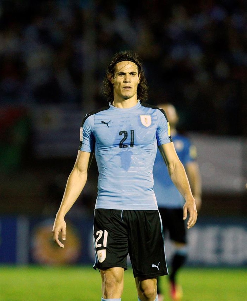 El delantero uruguay, clave en la victoria de los suyos. EFE