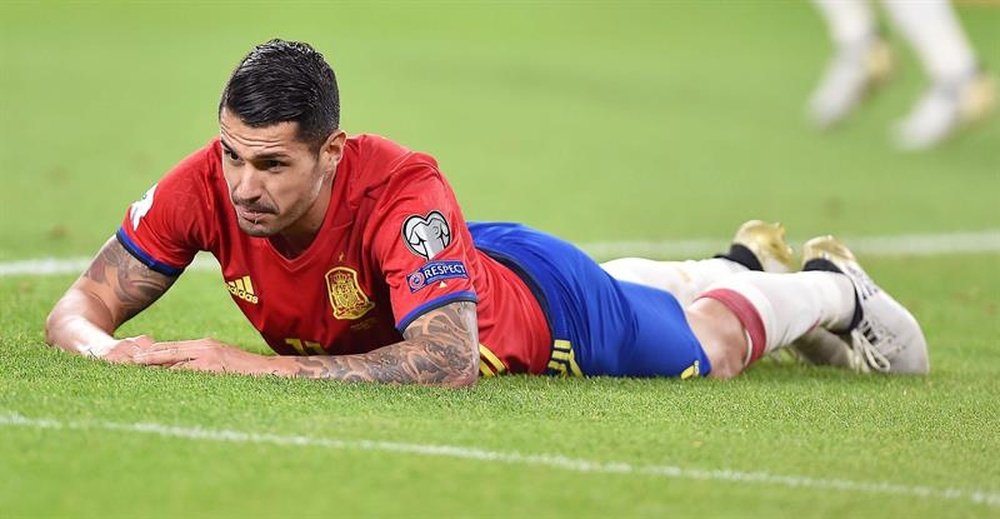 Vitolo fue autor de uno de los goles españoles. EFE/Archivo