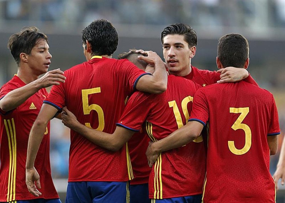 El España-Austria Sub 21 se jugará en el Carlos Belmonte. EFE