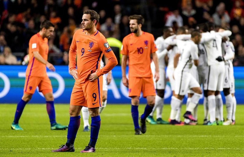 Holandeses em 32º lugar no 'ranking' FIFA. EFE