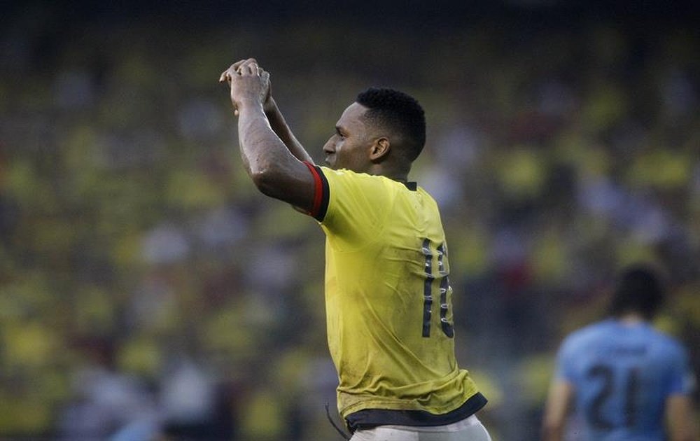 Yerry Mina vuelve con Colombia. EFE