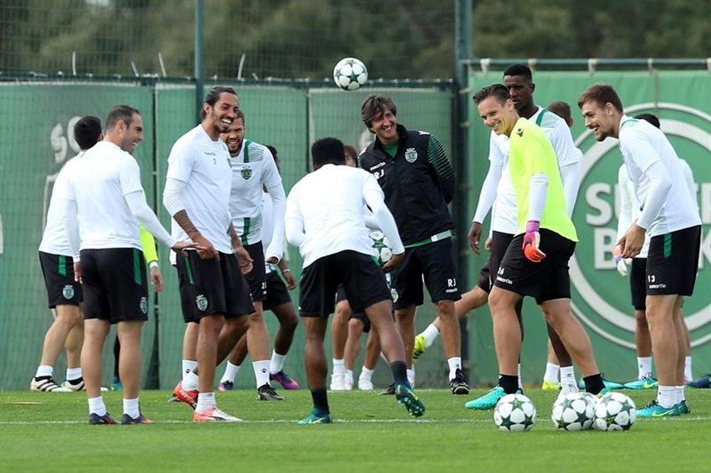 Clubs are gradually starting to train again in Portugal. AFP