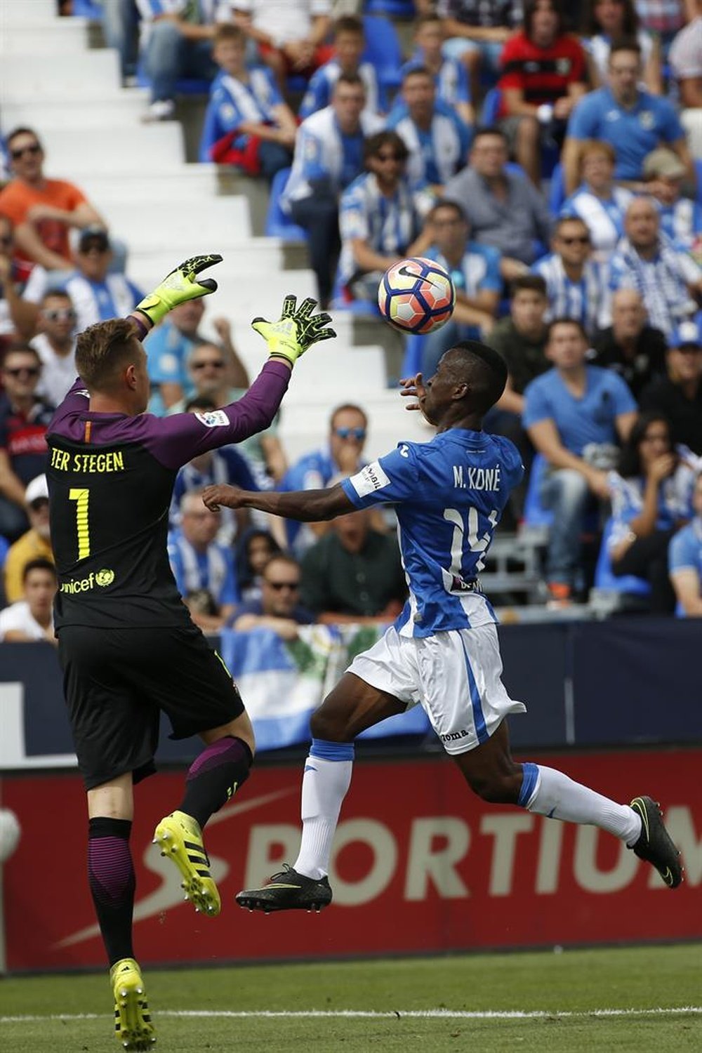 Koné asegura que su prioridad es disputar el máximo de minutos con el Leganés. EFE/Archivo