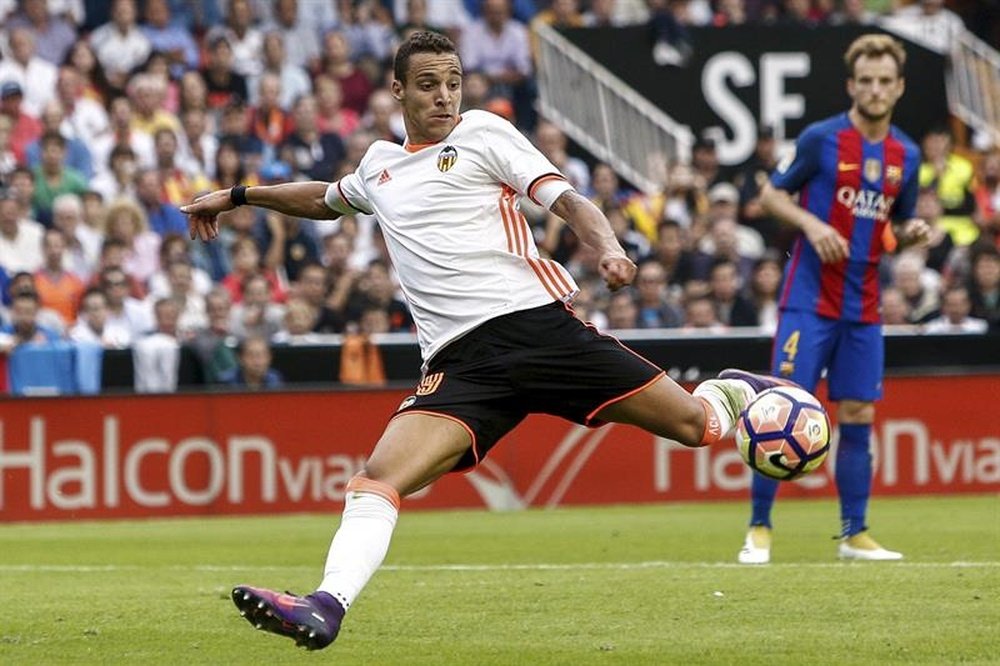 Rodrigo Moreno ha marcado cuatro goles en las primeras catorce jornadas. EFE/Archivo