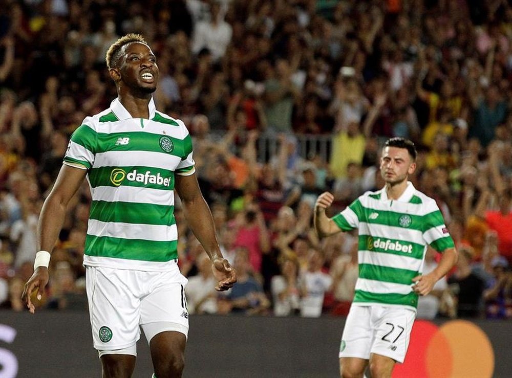 Dembélé podría dejar el Celtic para irse al West Ham. AFP