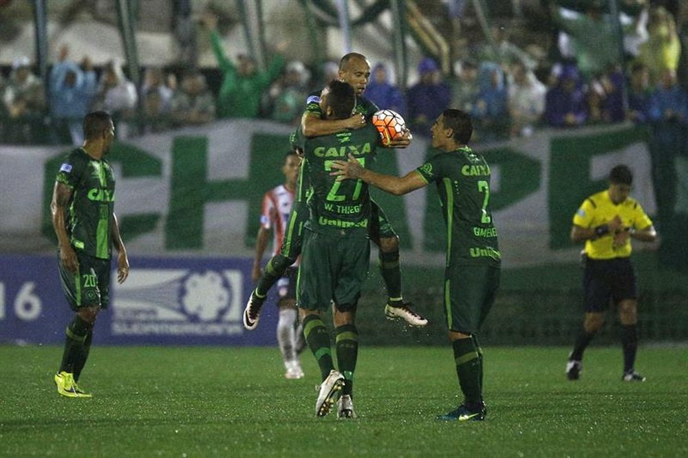 Alan Ruschel, en estado crítico. EFE