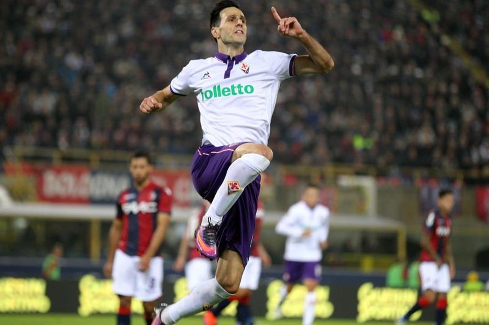 Kalinic no se presentó al entrenamiento de la Fiorentina. EFE/EPA