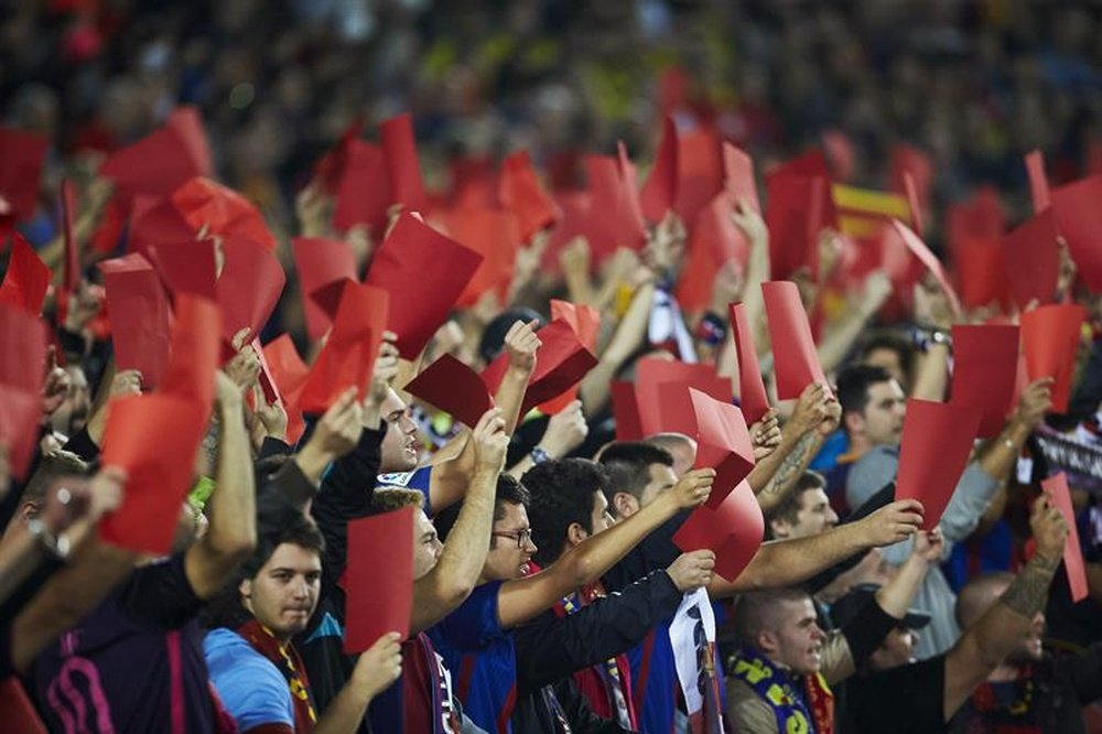 El equipo más seguido en Cataluña es el Barcelona. EFE