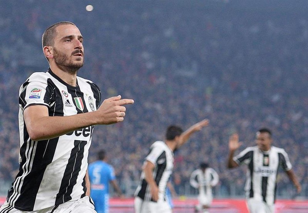 Juventus defender Bonucci is dissapointed after the defeat in the Champions League final. EFE/APA