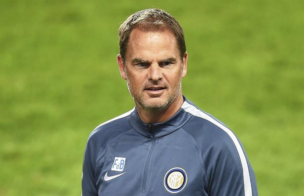 El entrenador neerlandés del Inter de Milán, Frank de Boer, durante un entrenamiento del equipo. EFE/Archivo