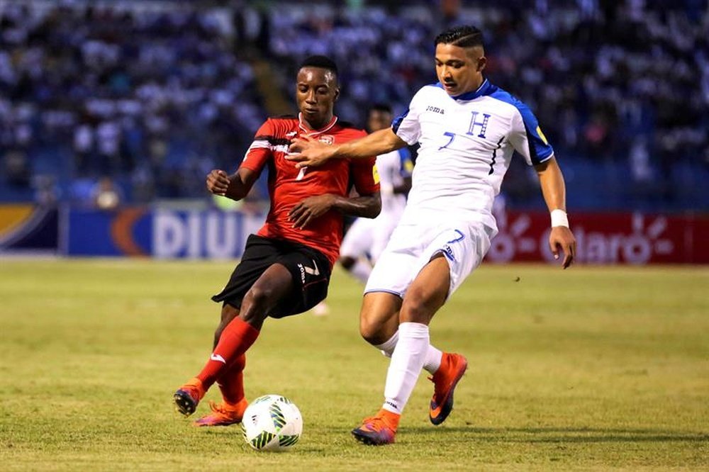 Honduras ganó 1-2 a Trinidad y Tobago. EFE