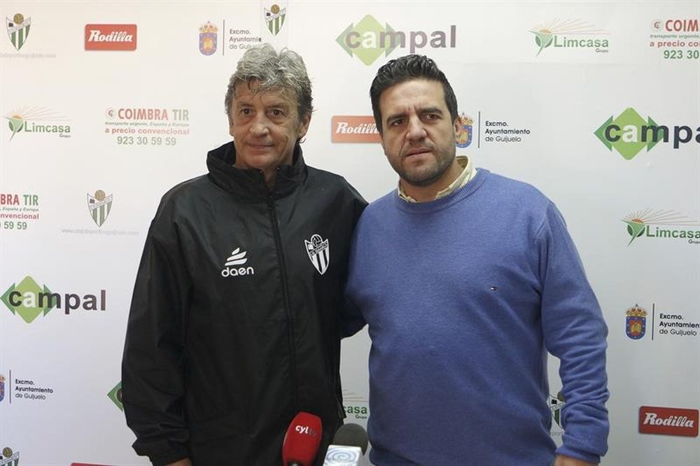 El entrenador de Guijuelo prioriza la Liga. EFE