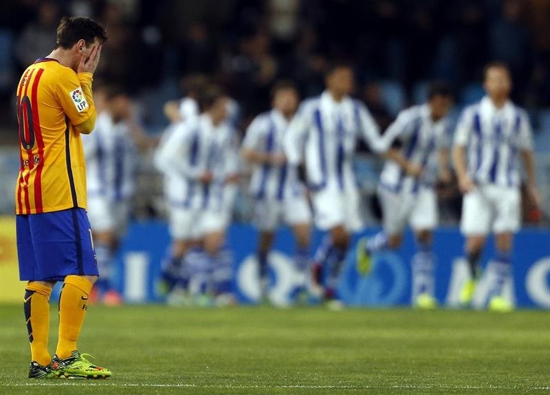 Messi's contract expires in June. EFE/Archivo