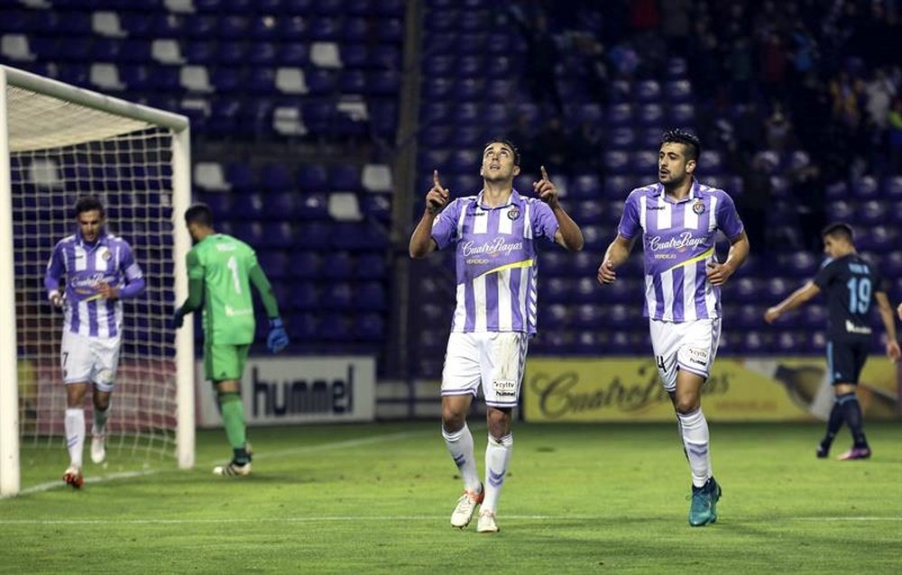 El Valladolid quiere aguarle el estreno a Barragán, nuevo técnico del Mirandés. EFE