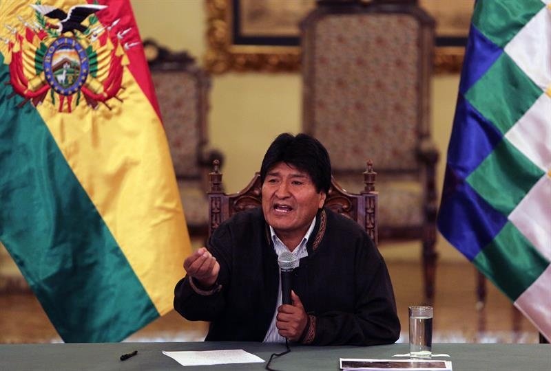 Evo Morales se solidarizó con Argentina y Messi. EFE/Archivo